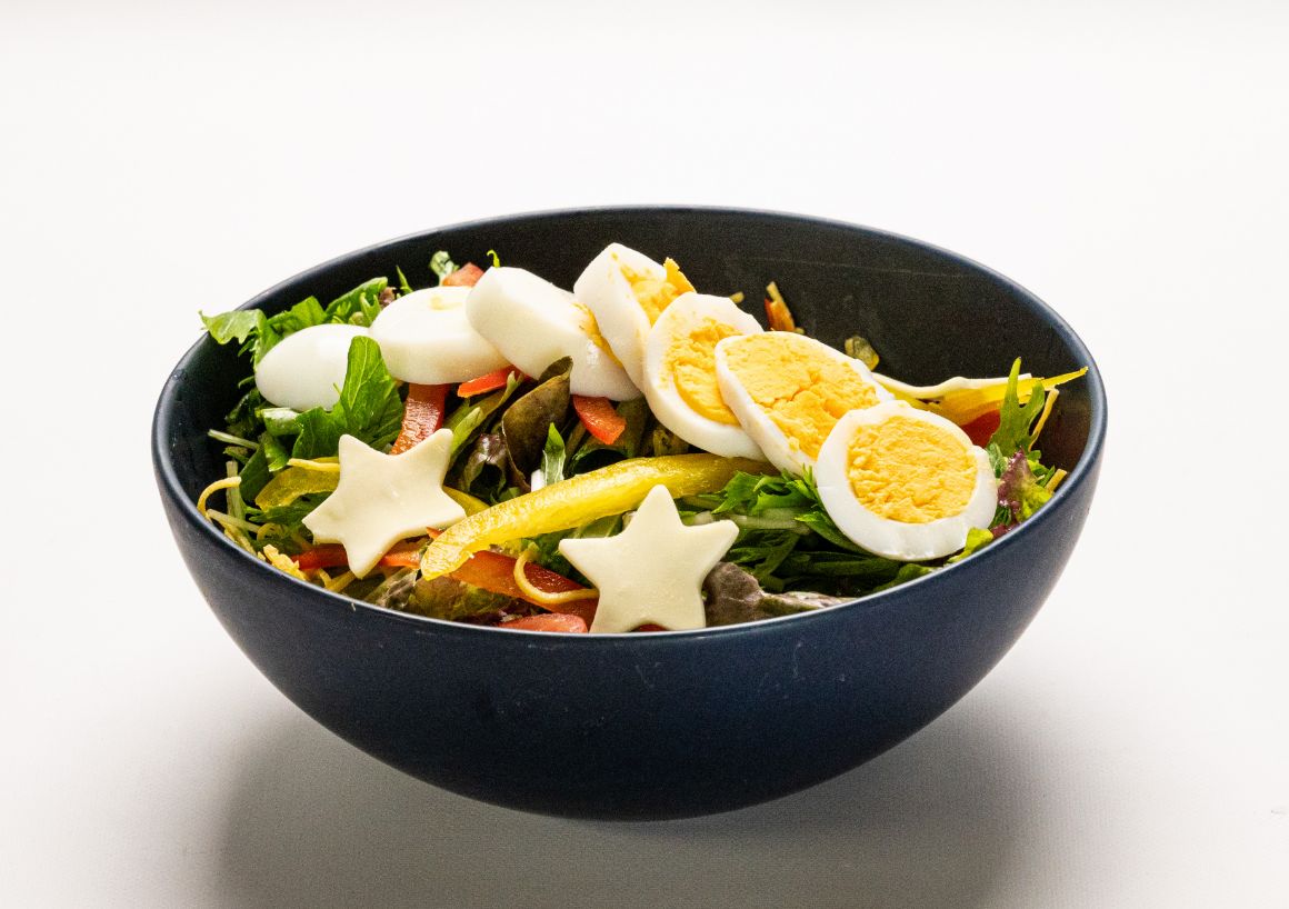 土星卵のシーザーサラダ